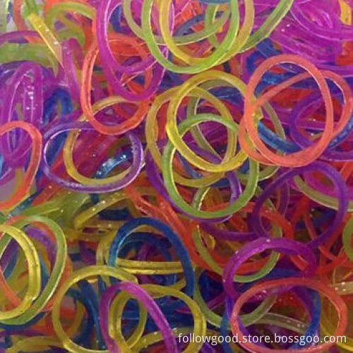 Rainbow Loom Bands, High Quality, Good Elasticity, 10 Colors